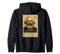 President of the USA, Karl Marx Zip Hoodie