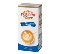 Président Profesional Leche Hostelería, UHT Skimmed Milk, Liquid Form, 1L x 12Pack