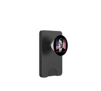 President Reagan USA Flag Patriotic American 4th of July PopSockets PopWallet for MagSafe