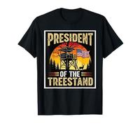 President Tree Stand Hunter - Deer Hunting America T-Shirt