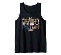 President Tree Stand Hunter - Deer Hunting Tank Top