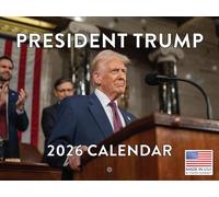 President Trump Calendar 2026 Wall Monthly | American Made In The USA