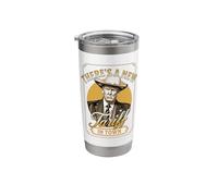 President Trump Tariff Satire Sheriff Humor Stainless Steel Insulated Tumbler