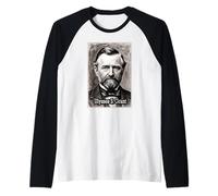 President Ulysses S. Grant's Portrait Raglan Baseball Tee