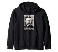 President Ulysses S. Grant's Portrait Zip Hoodie