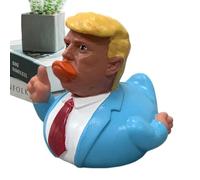 Presidential Duck Statue - Polymer Artistic Decorative Model Comic Executive Design Detailed Collectible | Playful Story Theme Ornament for Shelf