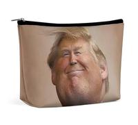 Presidential Expression Makeup Bag for Women Portable Cosmetic Waterproof Pouch Aesthetic Handheld Travel Work