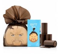 Presidential Funny Dog Poop Bags, 60 Count - Extra Thick, Leak-Proof, Unscented Pet Waste Bags, Perfect for Outdoor Puppy Walks, Travel, and as a Gag Gift for Pet Lovers (Brown)