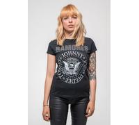 Presidential Seal Diamante Skinny Fit T Shirt Ramones Black S