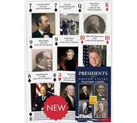 Presidents of the United States set of 52 playing cards (+ jokers)