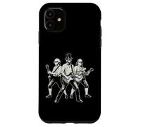 Presidents Playing Guitar Funny Rock Band July 4th Vintage Case for iPhone 11