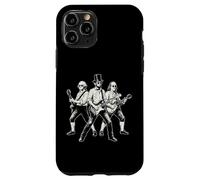 Presidents Playing Guitar Funny Rock Band July 4th Vintage Case for iPhone 11 Pro