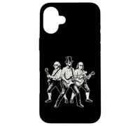 Presidents Playing Guitar Funny Rock Band July 4th Vintage Case for iPhone 16 Plus