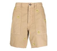 PRESIDENT'S smile-print shorts - Neutrals 31-32-33