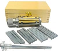 PRESIZE Engine Cylinder Hone Kit 50mm to 75mm Adjustable Handheld Honing Machine Tool Kit with 16 Stones Sizes 4" x3/8" x3/8" - Works for Mid-Size to Larger Car Engines