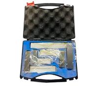PRESIZE Engineers Steel Try Square Set 4 Piece - 50,75,100,150mm (2Inch, 3Inch, 4Inch, 6Inch), Precision Ground, Hardened Steel Blade, Accurate Marking, Measuring & Layout Tools in Wooden Storage Case