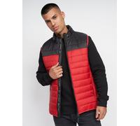 Presnell High Neck Gilet Crosshatch Red XL