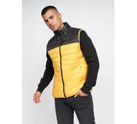 Presnell High Neck Gilet Crosshatch Yellow L