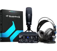 PreSonus AudioBox Go Creator Complete Studio Recording Bundle with USB Audio 96K Interface, Condenser Microphone, Professional Monitoring Headphones, and Studio One Pro DAW Software