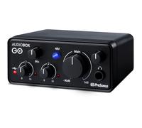 PreSonus AudioBox GO, USB-C Audio Interface, For Music Production, Streaming and Podcasting with 6 months of Fender Studio Pro Recording Software