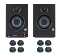 PreSonus Eris 3.5 BT Generation 2 Active Bluetooth Studio Monitor Boxes Speakers + Keepdrum Boxes Feet