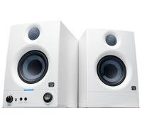 PreSonus Eris 3.5BT Bluetooth Studio Monitors (White), Pair - Powered, Active Monitor Speakers for Desktop, Turntable, Record Player, Bookshelf, DJ Speakers