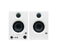 PreSonus Eris 3.5BT Gen 2 in White, Studio Monitor Speakers with Bluetooth, Pair, 3.5 Inch, 2-Way, Powered Desktop Speakers for Multimedia, Gaming, Studio-Quality Music Production, 50W Power