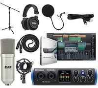 PreSonus Studio 24c 2x2 USB Type-C Audio/MIDI Interface Studio Bundle with Studio One Artist Software Pack