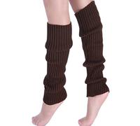 PreSox Women's Knee High Cable Knit Leg Warmers for Winter Autumn