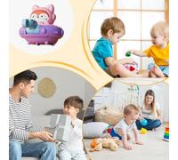 Press and Go Car - Animal Learning Vehicles | Cute Space Airplane Racing Car | for Kids Girls Home Bedroom Classroom Homeschool Preschool Birthday Christmas Holiday Children's