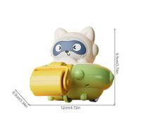 Press and Go Car | Educational Games Animal Learning,Interactive Push Play Vehicle Toys - for Kids Girls Home Bedroom Classroom Homeschool Preschool Birthday Christmas Holiday Children's