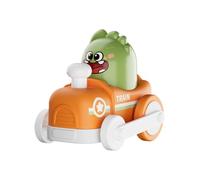 Press and Go Car,Press to Go Pull-Back Educational Games - Dragon Push Train Learning Toys - for Kids Boys Girls Home Homeschool Travel Bedroom Classroom Birthday Holiday Christmas