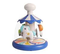 Press and Spin Toy - Press Spinner Toy | Learn and Spin Carousel | Rotatable Interactive Developmental | Glow Spinner Cause and Effect Musical Baby Toy Toy for Basket Stuffers, New Year, Holiday