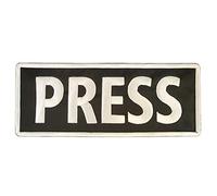 Press Big XL 10x4 inch Bulletproof Vest Tactical Embroidery Nylon Touch Fastener Patch