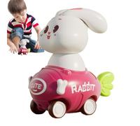 Press Car Toy ABS Material Rabbit Friction Powered Pull Back No Battery