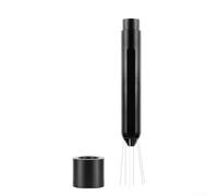 Press-Design Coffee Stirrer for Clump Breaking Black