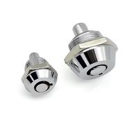 Press Drawer Lock Zinc Alloy Front Lock File Cabinet Lock + 2 Keys(Small)