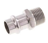 Press Fitting - 15mm Female & R 1/2'' Male - Stainless Steel