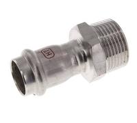 Press Fitting - 22mm Female & R 1'' Male - Stainless Steel