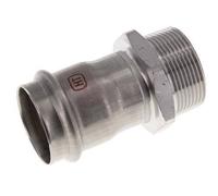 Press Fitting - 42mm Female & R 1-1/2'' Male - Stainless Steel