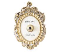 Press for Champagne Button, Press for Champagne Door Rings Bell, Rings Mini Press for Champagne Button, Champagne Themed Decor Wall Plaque Ornament Gifts for Party Christmas Home Bedroom Hotel(#1)