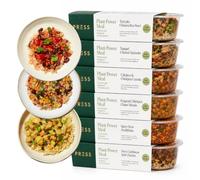 PRESS Healthfoods Ready Meals 6 Pack | High Protein Meal Bundle | High protein, filling meals ready in minutes - six global recipes, four chicken dishes and two veggie options, no seed oils