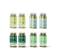 PRESS Healthfoods, Ultimate Greens Bundle, 4 x 250 ml Lean Greens, 4 x 250 ml Daily Sweet Greens, 4 x 250 ml Daily Celery, 4 x 250 ml Morning Green Smoothie, Healthy variety pack, 100% Natural