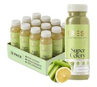 PRESS Heathfoods Celery Juice 12 x 250ml | Cold Pressed Juice With Celery, Spinach & Lemon | Immune Boosting Super Greens for Healthy Skin | Hydrating & Tasty Fresh Juice | Vitamin A, K & C