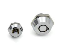 Press Lock with Spring Retractable Door Lock Cylindrical Plum Blossom Head Bullet Lock 1Pcs(Trumpet)