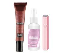 Press Nail Glue Gels, Nail Remover Spray for Fake Nails, Multifunctional Nail Remover Spray, Press Nails Glue Gels, Solid Gel Nail Adhesive, Quick Dry Nail Glue Gel 60ml for Fake Nails