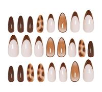 Press on Nail - 24Pcs, False Nails, Medium Stiletto Style | Glue Included Full Cover False Nails, Acrylic Nail for Women Girls Salon Party Wedding Holiday birthday friends outings