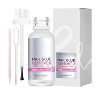 Press On Nail Glue Remover, Gentle Effective Formula, 50ml, Quick Softening Manicure Tools, Glue On Nail Remover, Easy Application And Removal, For Traveling, Party, Indoor Use