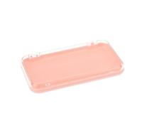 Press On Nail Orgnizer Plastic Clear Jewelry Box Press on Nail Storage Case Rectangle for False Nails Display And Salon Essentials with Lid(Pink)