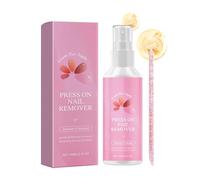 Press On Nail Remover - 60ml Nail Glue Deboonder | Odorless Gentle Formula For Easy Quick Remove | Acrylic Tips Removal Tool For Women Girls Salon Home Use Naiļ Gel Remover Safe Fast Effective